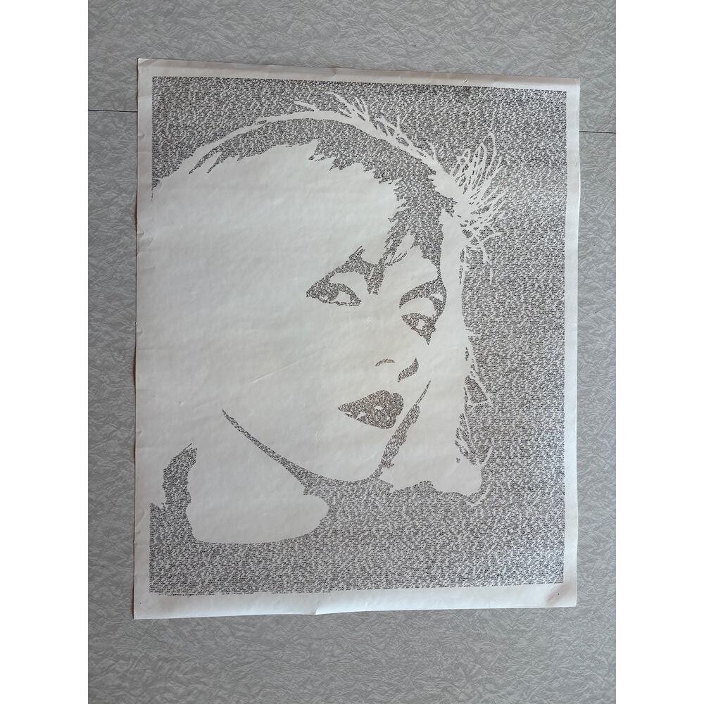 Blondie Debbie Harry 1981 "Talking" Poster ORIGINAL Approx 18.5" x 22.75"